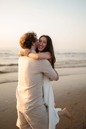 Iris Korenberg Fotografie - Koppelshoot Op Het Strand-1