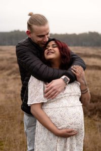 Fotoshoot in de winter