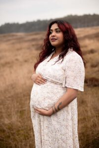 Fotoshoot in de winter