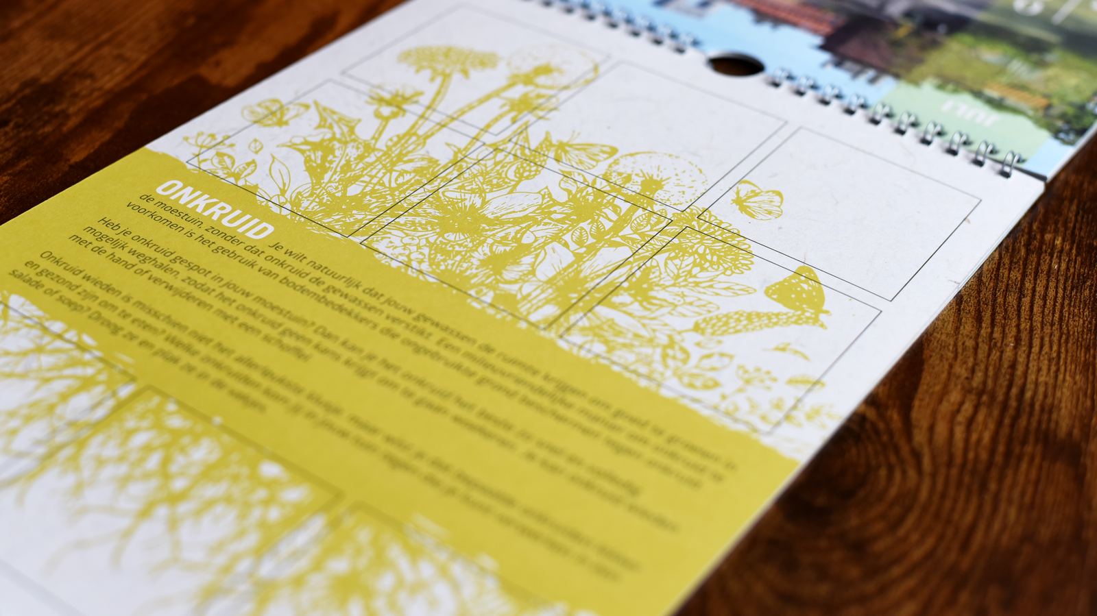 Kalender met moestuintips